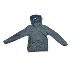 The North Face grey rain jacket